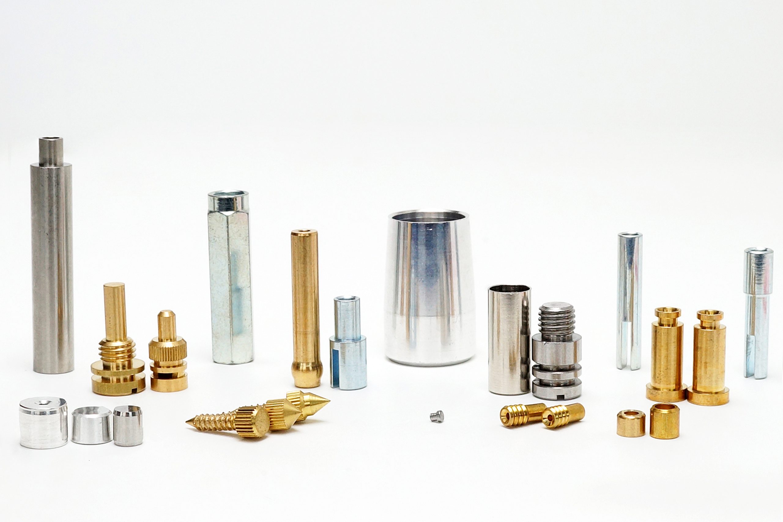Automobile Parts – Precision CNC Machining by VF Decolletage - VF Decolletage High-precision automobile parts in brass, aluminum, and stainless steel by VF Decolletage
