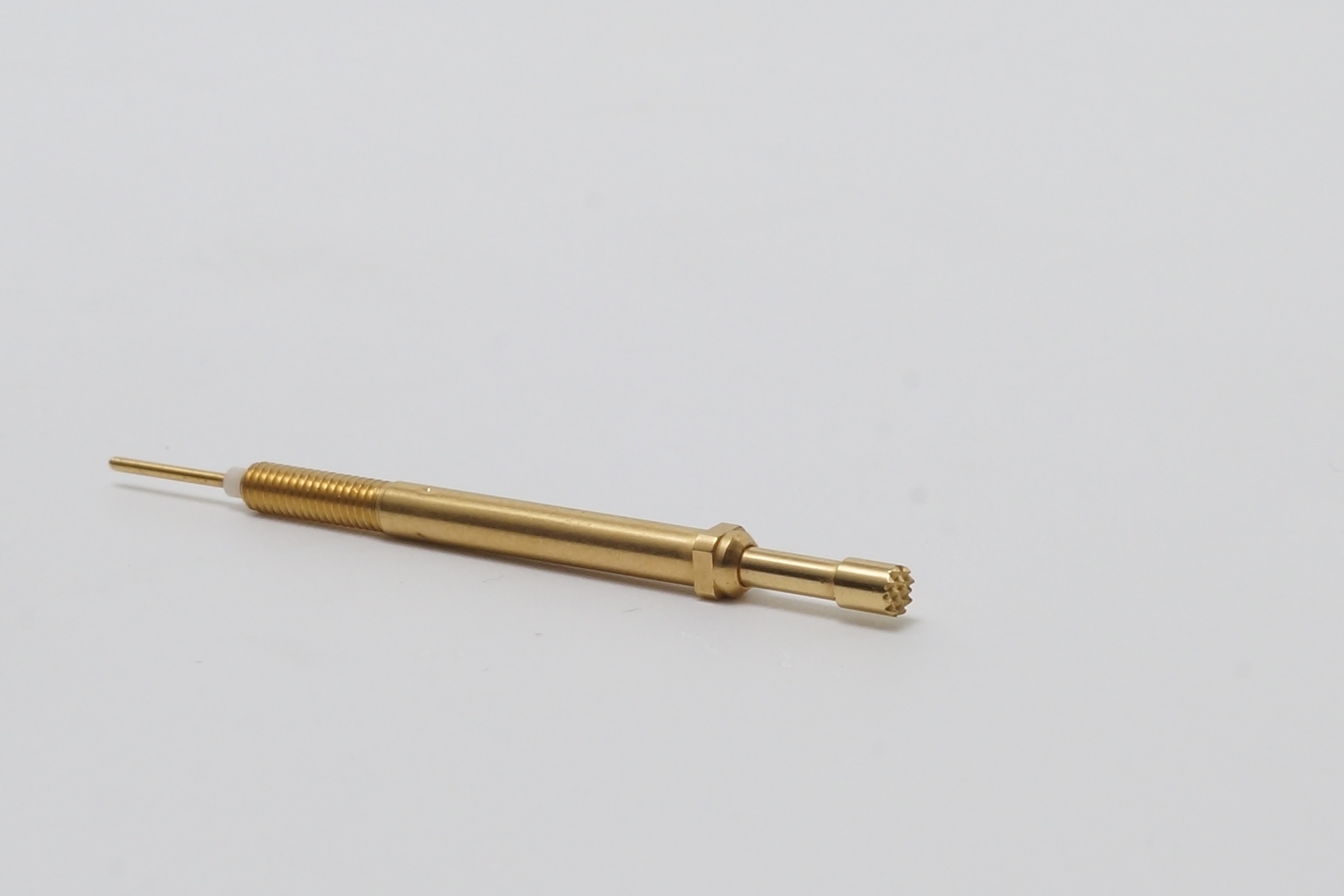 Precision brass test probe components – CNC machined