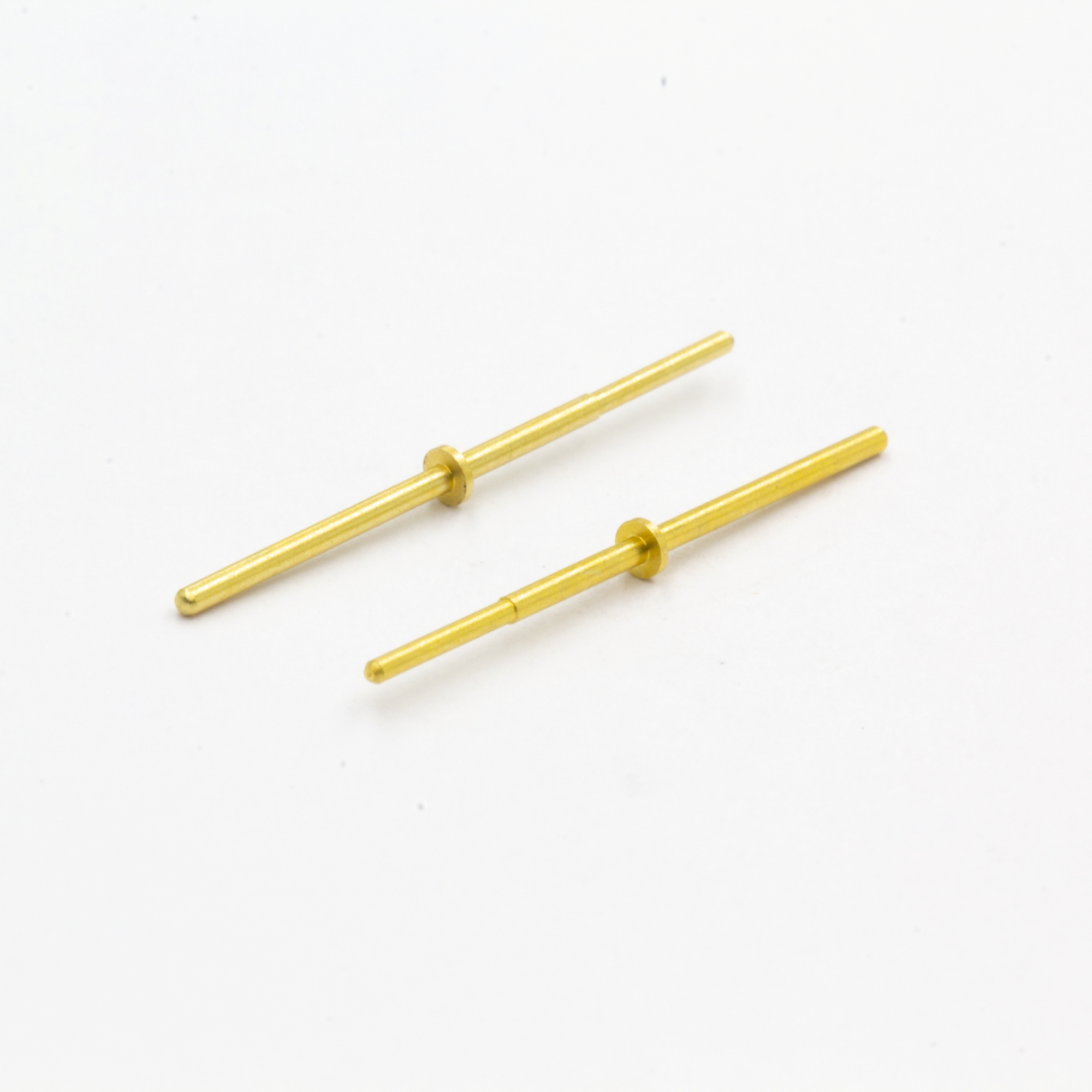 Brass Connector Contact Pin | VF Decolletage - VF Decolletage Precision brass connector contact pin manufactured by VF Decolletage