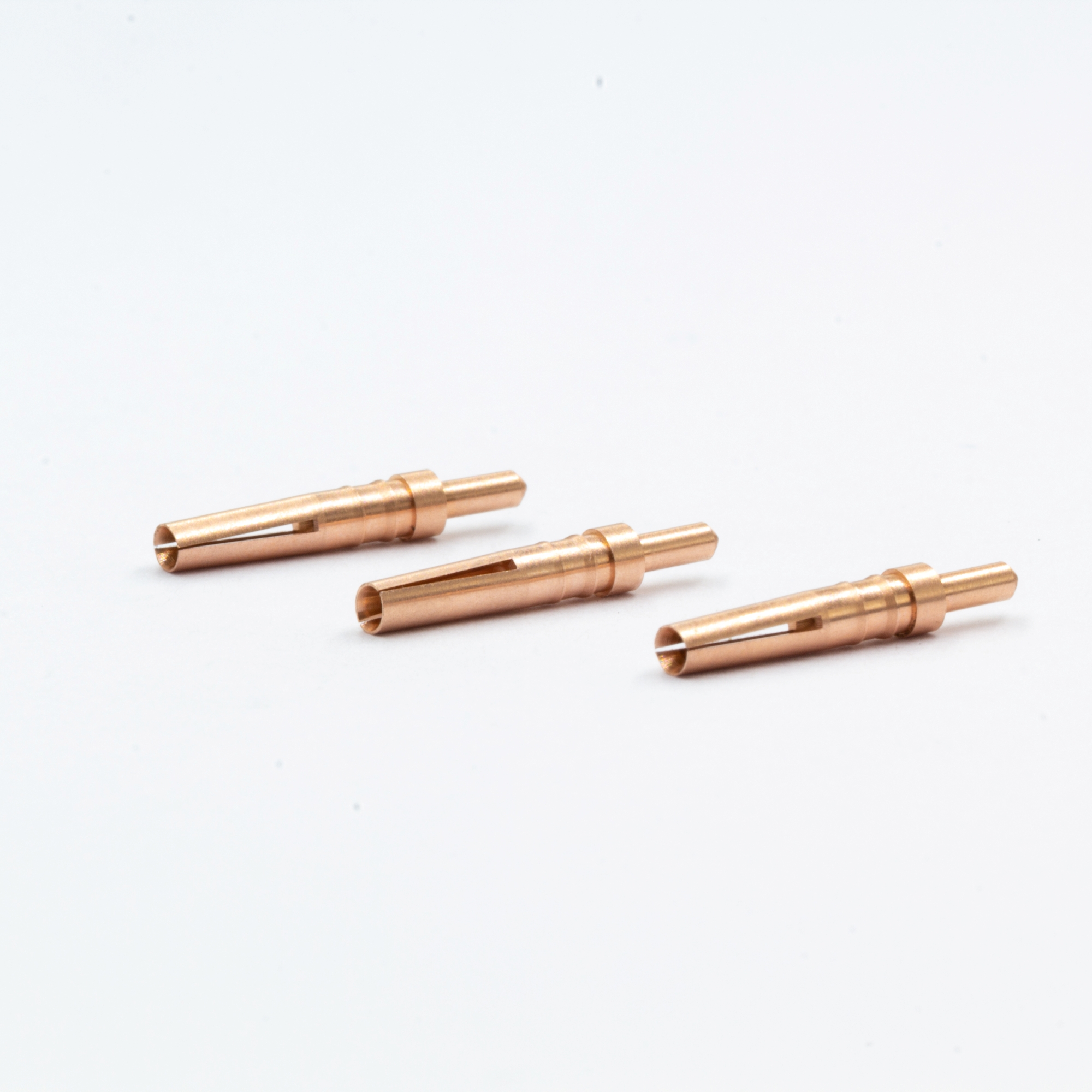 Brass Connector Contact Pins & Sockets | VF Decolletage - VF Decolletage Brass connector contact pin and socket manufactured by VF Decolletage
